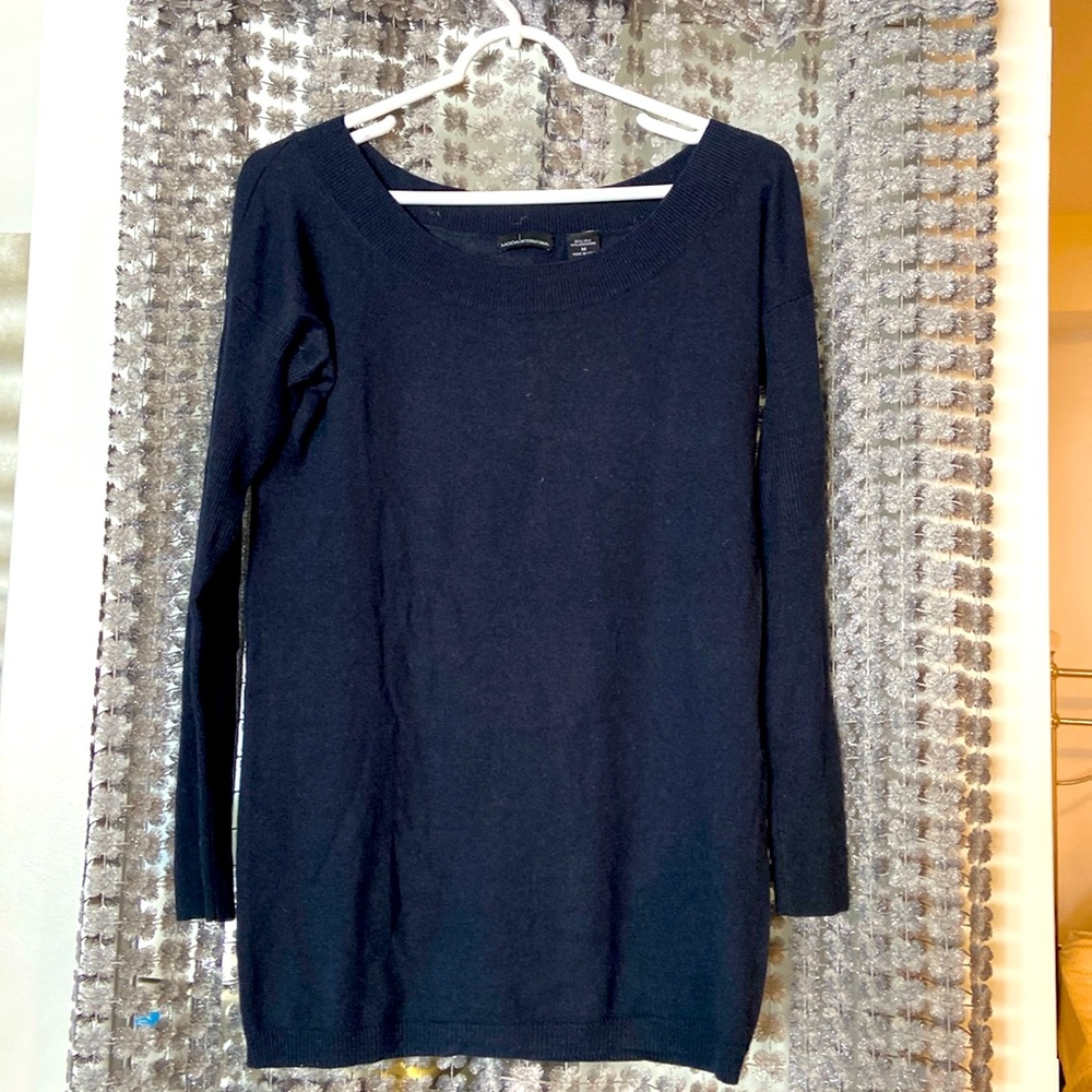 Moda International- silk cashmere blue sweater